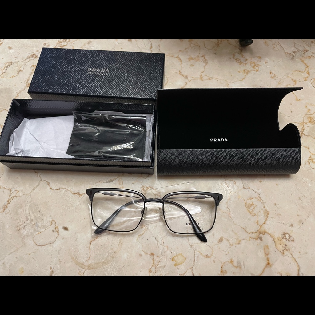 New Prada Journal Eyeglasses With Case.